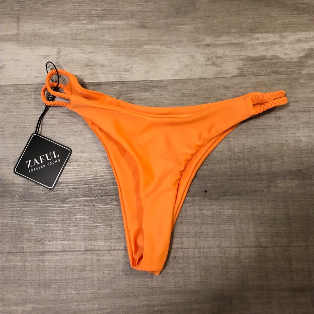 Zaful orange bikini bottoms